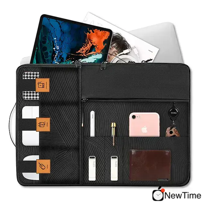 Сумка WiWU Alpha Double Layer Sleeve for MacBook 13-14" - Black